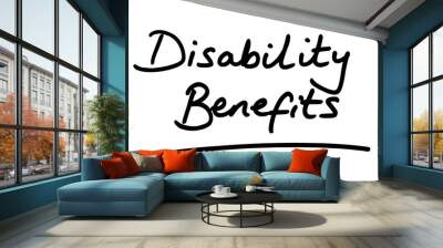 Disability Benefits Wall mural