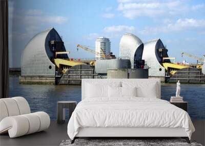 the thames barrier 2 Wall mural