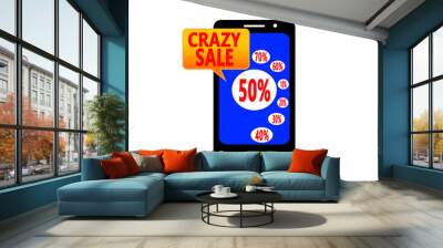 Crazy Sale Wall mural