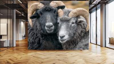 Two rams Wall mural