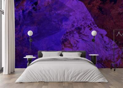 Abstract digital, textured landscape background Wall mural