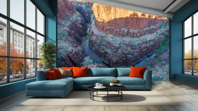 knox lookout at knox gorge in karijini national park, western australia 2 Wall mural