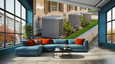 Heating and air conditioning inverter used to heat and cool condos Wall mural