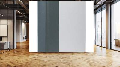 Upright two tone book, isolated Wall mural