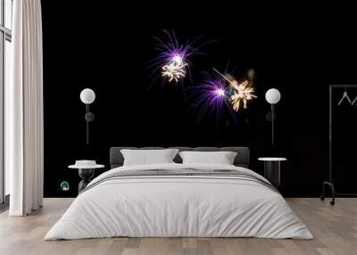 Feuerwerk, Nacht Wall mural