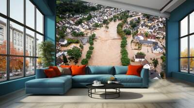 Flood Disaster 2021 Wall mural