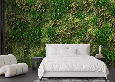 big vertical garden plant wall Wall mural