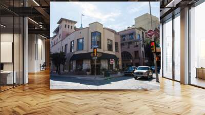 Famous San Antonio River Walk in Downtown San Antonio, Texas Wall mural