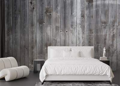 weathered timber wood planks background Wall mural