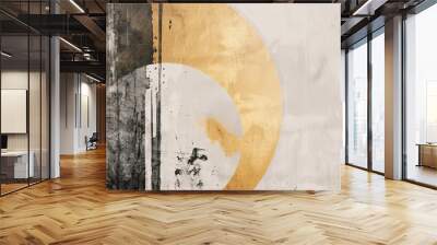 minimalist wabi sabi abstract background, 16:9 Wall mural