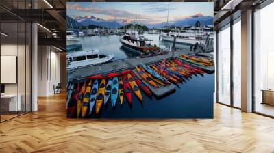 Valdez harbour Wall mural