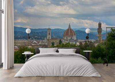 view of florence italy Wall mural