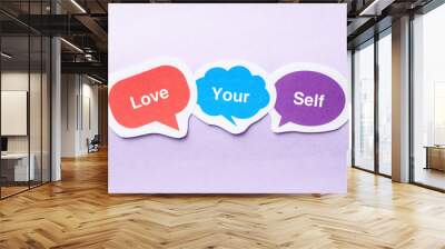 love your self Wall mural