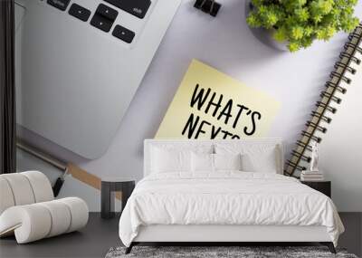 What is Next Concept On Sticky Note Wall mural