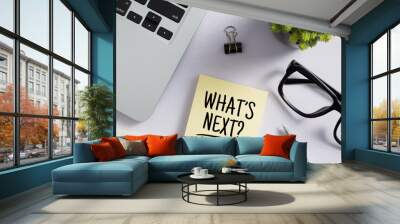 What is Next Concept On Sticky Note Wall mural