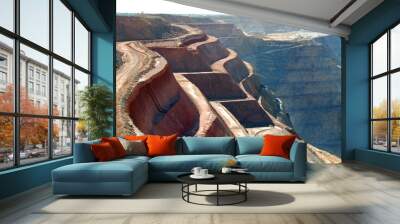 Kalgoorlie Super Pit Gold Mine, Western Australia Wall mural