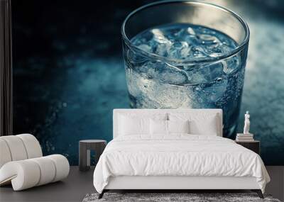 glass of water Wall mural