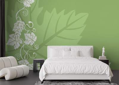   grape vine design element Wall mural