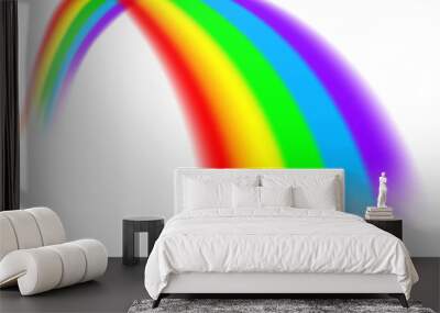 A colorful rainbow design element concept Wall mural