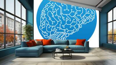 artificial intelligence design Wall mural