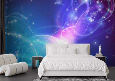 Bright abstract background Wall mural