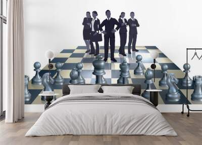 Chess Business Team Concept Wall mural