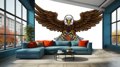 Eagle American Football Sports Mascot Wall mural