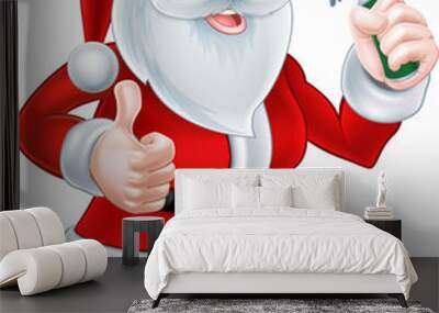 Santa Handyman Wall mural