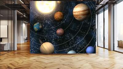 Solar System Wall mural