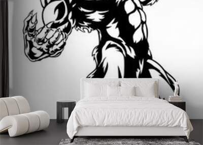 Werewolf Horror Monster Wall mural