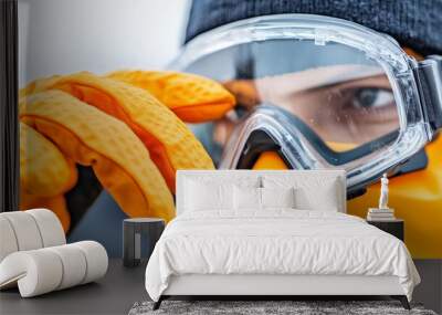 Safety First: Protective Gear for Hazardous Tasks Wall mural