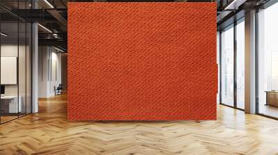 orange texture of fabric Wall mural