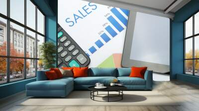 Sales calculation Wall mural