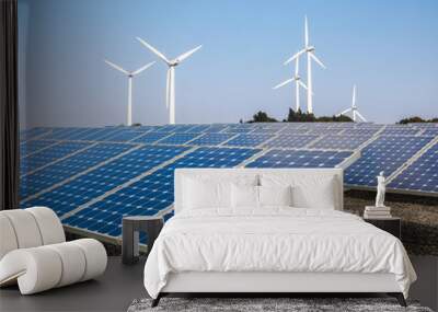 clean energy background Wall mural