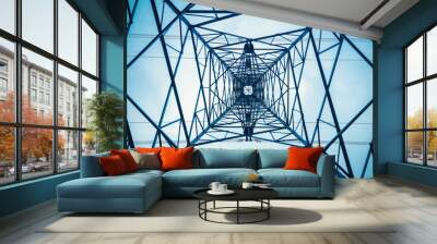 electricity pylon Wall mural