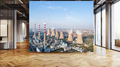 modern large thermal power plant Wall mural