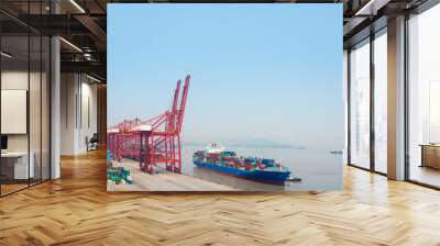 port of ningbo Wall mural