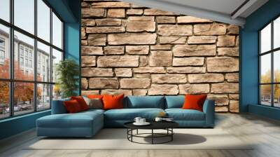 stone wall background Wall mural