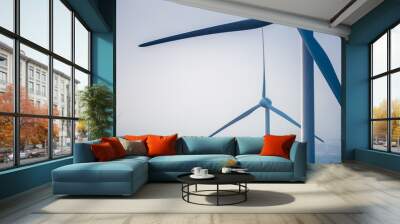 wind power generation turbine closeup Wall mural