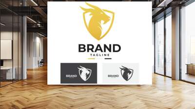 goat logo icon design vector Wall mural