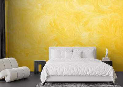 A yellow wallpaper with soft patterns and a seamless texture, creating a modern, stylish look for any design project. Wall mural