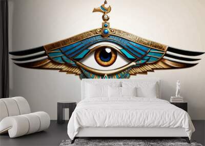 Eye Of Ra symbol Egypt illustration Wall mural