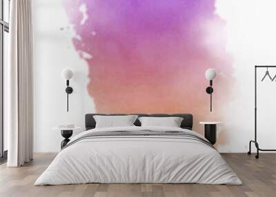 purple brown watercolour Wall mural