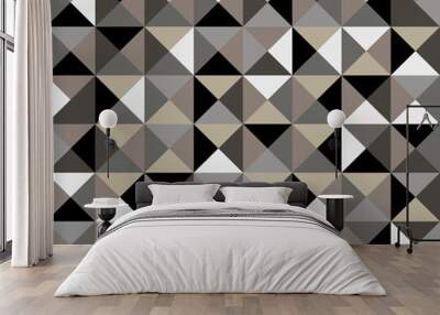 Abstract geometric seamless pattern. Wall mural