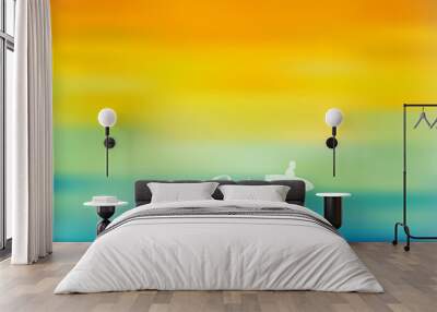 Enjoy Summer colorful blurred background Wall mural