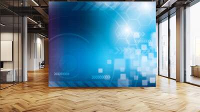 Abstract technology background Wall mural