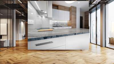 Modern kitchen iterior design Wall mural