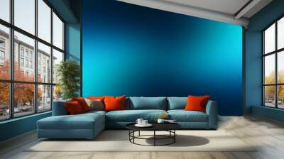 Black and blue gradient background Wall mural