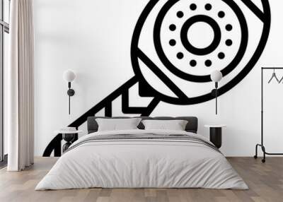 Maracas Icon Style Wall mural