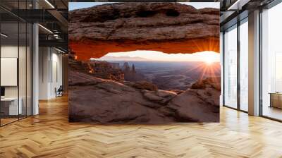 Canyonlands National Park Mesa Arch at Sunrise Wall mural